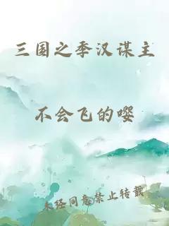 三国之季汉谋主