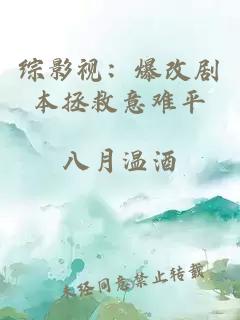 综影视：爆改剧本拯救意难平